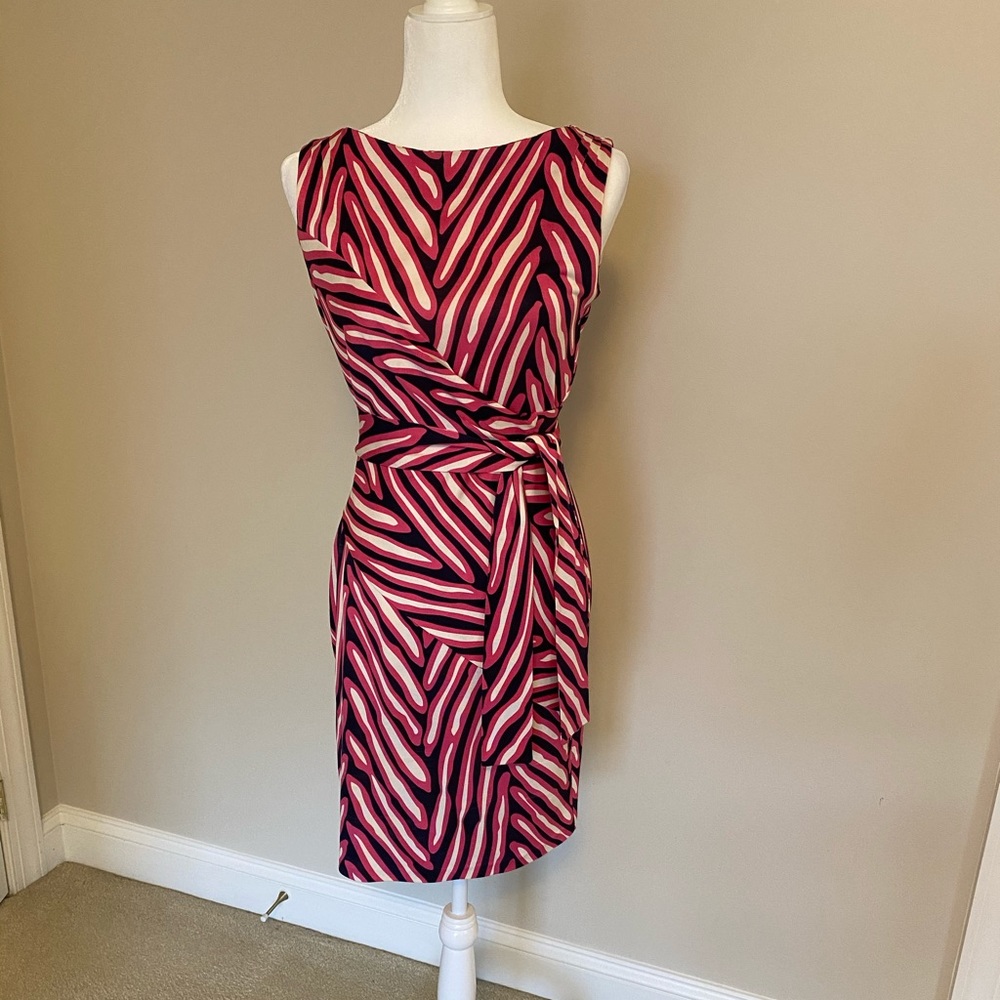 DVF sleeveless silk jersey dress